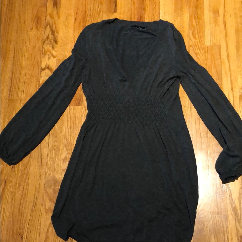 Gray, long sleeve The Limited dress. Size Large
